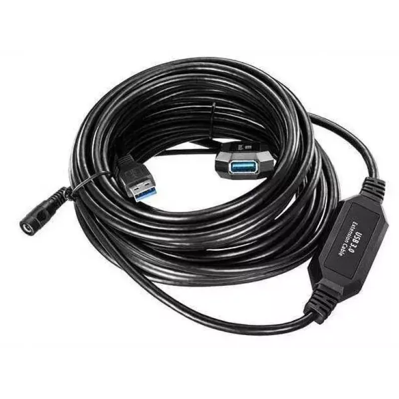 Microconnect USB3.0AAF10A USB kabelis USB 3.2 Gen 1 (3.1 Gen 1) 10 m USB A Melns