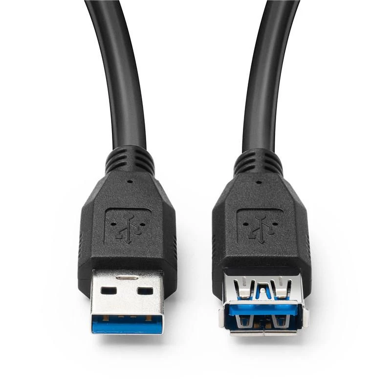 Microconnect USB3.0AAF5B USB kabelis USB 3.2 Gen 1 (3.1 Gen 1) 5 m USB A Melns