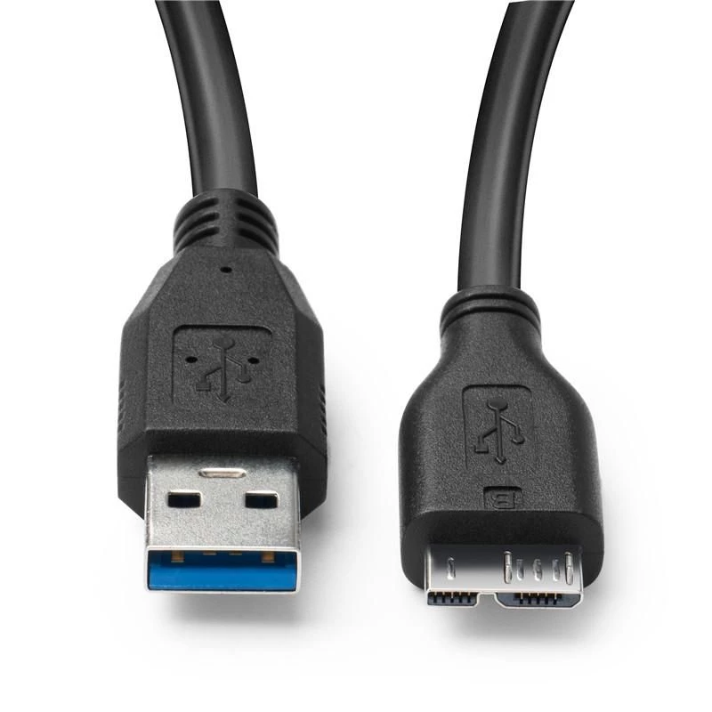 Microconnect USB3.0AB05MICRO USB kabelis USB 3.2 Gen 1 (3.1 Gen 1) 0,5 m USB A Micro-USB B Melns