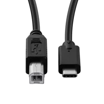 Microconnect USB3.1C2B2 USB kabelis USB 2.0 1,8 m USB C USB B Melns