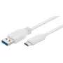 Microconnect USB3.1CA1W USB kabelis USB 3.2 Gen 1 (3.1 Gen 1) 1 m USB A USB C balts