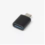 Microconnect USB3.1CAAF savienotāju adapteris USB C USB A Melns