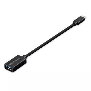 Microconnect USB3.1CAF02 USB kabelis USB 3.2 Gen 1 (3.1 Gen 1) 0,2 m USB C USB A melns