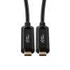 Microconnect USB3.1CC10OP USB kabelis USB 3.2 Gen 1 (3.1 Gen 1) 10 m USB C Melns