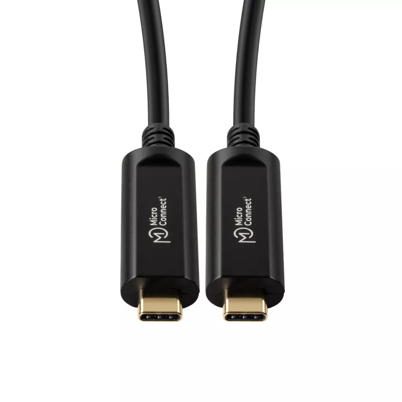 Microconnect USB3.1CC20OP USB kabelis USB 3.2 Gen 2 (3.1 Gen 2) 20 m USB C Melns