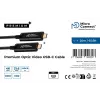 Microconnect USB3.1CC20OP USB kabelis USB 3.2 Gen 2 (3.1 Gen 2) 20 m USB C Melns