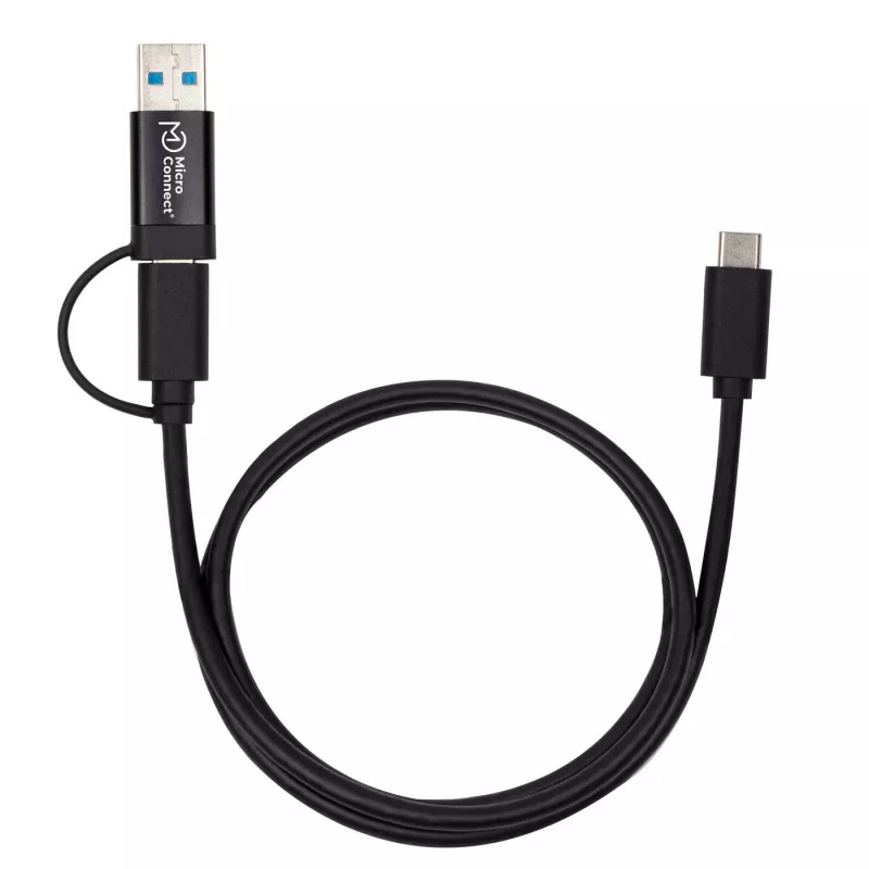 Microconnect USB3.1CCA1 USB kabelis USB 3.2 Gen 1 (3.1 Gen 1) 1 m USB C Melns