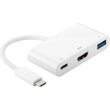 Microconnect USB3.1CCOM2 USB grafiskais adapteris Balts