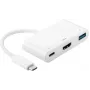 Microconnect USB3.1CCOM2 USB grafiskais adapteris Balts