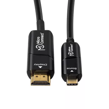Microconnect USB3.1CHDMI15OP video kabeļa adapteris 15 m USB Type-C HDMI Melns