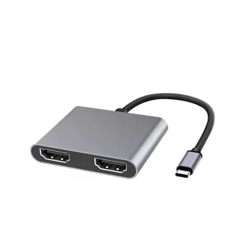 Microconnect USB3.1CHDMIX2 USB grafiskais adapteris Melns