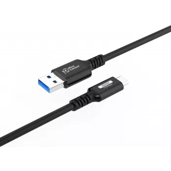 Microconnect USB3.2AC05 USB kabelis USB 3.2 Gen 2 (3.1 Gen 2) 0,5 m USB C USB A melns