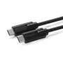 Microconnect USB3.2CC0.25 USB kabelis USB 3.2 Gen 2 (3.1 Gen 2) 0.25 m USB C Melns