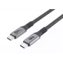 Microconnect USB3.2CC01 USB kabelis USB 3.2 Gen 2 (3.1 Gen 2) 1 m USB C Melns