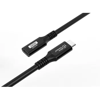 Microconnect USB3.2CC1.5EX USB kabelis USB4 Gen 2x2 1,5 m USB C melns