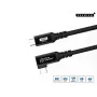 USB kabelis Microconnect USB3.2CC2-A 2 m USB C melns USB 3.2 Gen 2x2 20 Gbit/s