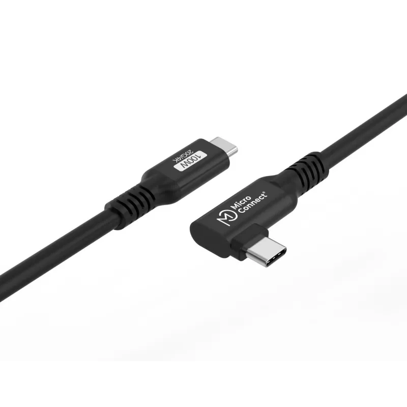 Microconnect USB3.2CC5-A USB kabelis USB 3.2 Gen 2x2 5 m USB C melns