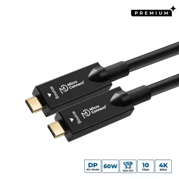 Microconnect USB3.2CC7OP USB kabelis USB 3.2 Gen 2 (3.1 Gen 2) 7,5 m USB C Melns