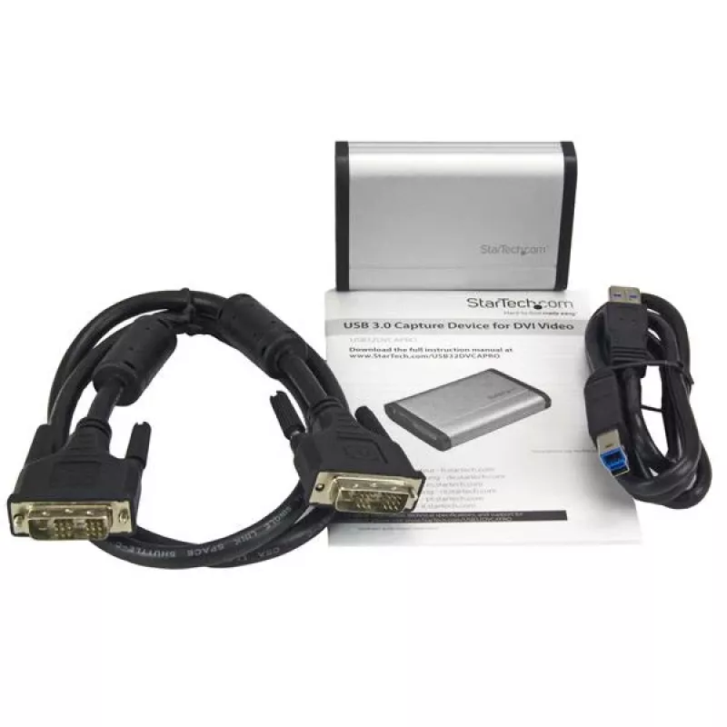 StarTech.com USB 3.0 uztveršanas ierīce augstas veiktspējas DVI video - 1080p 60fps - alumīnijs - TAA