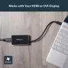 StarTech.com USB 3.0 uz HDMI adapteris ar 1x USB, USB uz HDMI monitora pārveidotājs Windows (nav atbalsta macOS/ChromeOS/Linux) - TAA