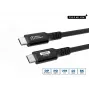 USB kabelis Microconnect USB4CC05-240W 0,5 m USB C 40 Gbit/s Melns
