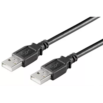 Microconnect USBAA1B USB kabelis USB 2.0 1 m USB A Melns
