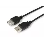 Microconnect USBAAF05B USB kabelis USB 2.0 0.5 m USB A Melns