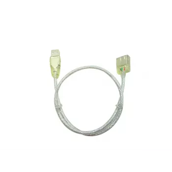 Microconnect USBAAF05T USB kabelis USB 2.0 0,5 m USB A caurspīdīgs