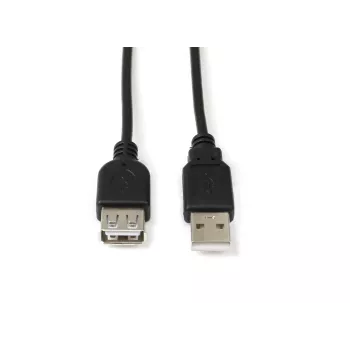 Microconnect USBAAF3B USB kabelis USB 2.0 3 m USB A Melns