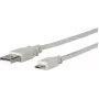 Microconnect USBABMICRO3G USB kabelis USB 2.0 3 m USB A Micro-USB B pelēks