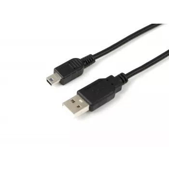 Microconnect USBAMB51 USB kabelis USB 2.0 1 m USB A Mini-USB B Melns