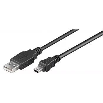 Microconnect USBAMB52 USB kabelis USB 2.0 1,8 m USB A Mini-USB B Melns