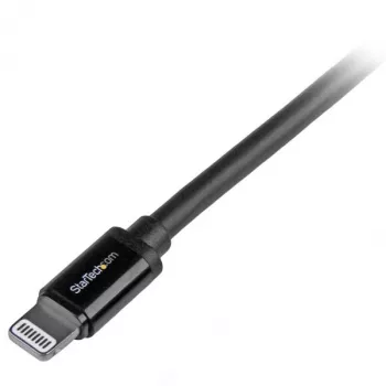 StarTech.com 2 m (6 pēdas) USB uz Lightning kabelis - Garais iPhone / iPad / iPod lādētāja kabelis - Lightning uz USB kabelis - Apple MFi sertificēts - Melns