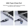 Video kabeļa adapteris UNITEK V1167A USB Type-A/USB Type-C HDMI, melns