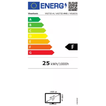 Viewsonic VA2732-h datora monitors 68,6 cm (27 collas) 1920 x 1080 pikseļi Full HD LED melns