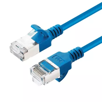 Microconnect V-FTP6A0025B-plāns tīkla kabelis zils 0,25 m Cat6a U/FTP (STP)