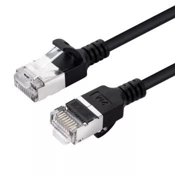 Microconnect V-FTP6A015S-plāns tīkla kabelis Melns 1.5 m Cat6a U/FTP (STP)