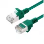 Microconnect V-FTP6A01G-plāns tīkla kabelis zaļš 1 m Cat6a U/FTP (STP)