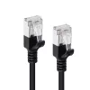 Microconnect V-FTP6A01S-plāns tīkla kabelis melns 1 m Cat6a U/FTP (STP)