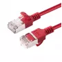 Microconnect V-FTP6A05R-plāns tīkla kabelis sarkans 5 m Cat6a U/FTP (STP)