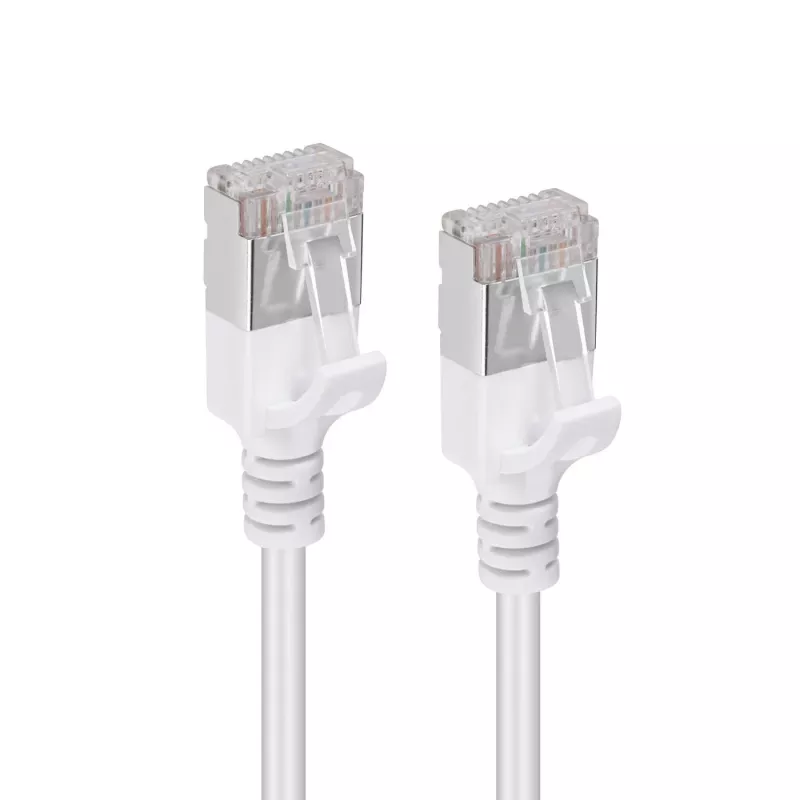 Microconnect V-FTP6A05W-plāns tīkla kabelis balts 5 m Cat6a U/FTP (STP)