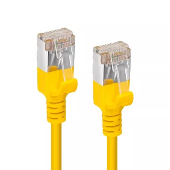 Microconnect V-FTP6A05Y-plāns tīkla kabelis Dzeltens 5 m Cat6a U/FTP (STP)