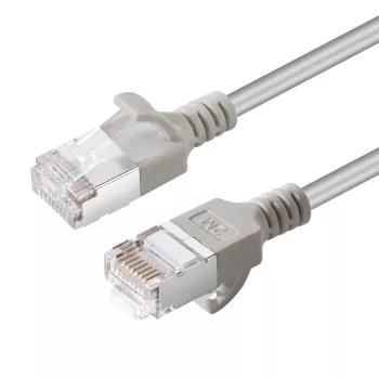 Microconnect V-FTP6A075-plāns tīkla kabelis Pelēks 7.5 m Cat6a U/FTP (STP)