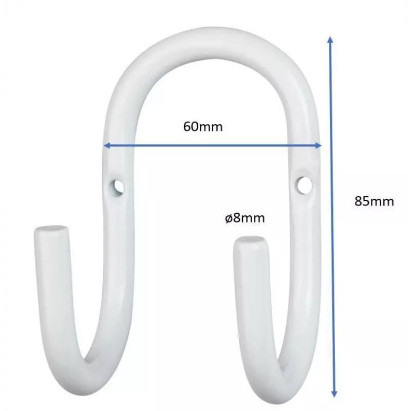 Vivolink VLCBLHOOK kabeļu organizators Sienas kabeļu turētājs Balts 1 gab.