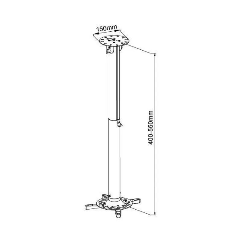 Vivolink VLMC200 project mount Ceiling balta