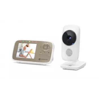 Motorola VM483 video mazuļa monitors 300 m FHSS zelts, balts