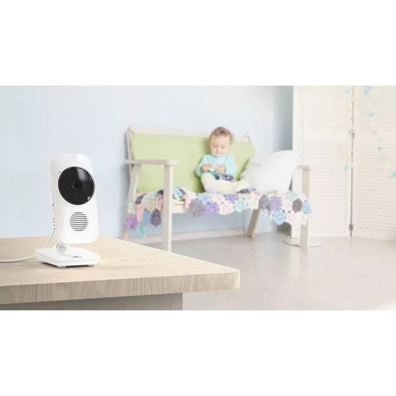 Motorola VM483 video mazuļa monitors 300 m FHSS zelts, balts
