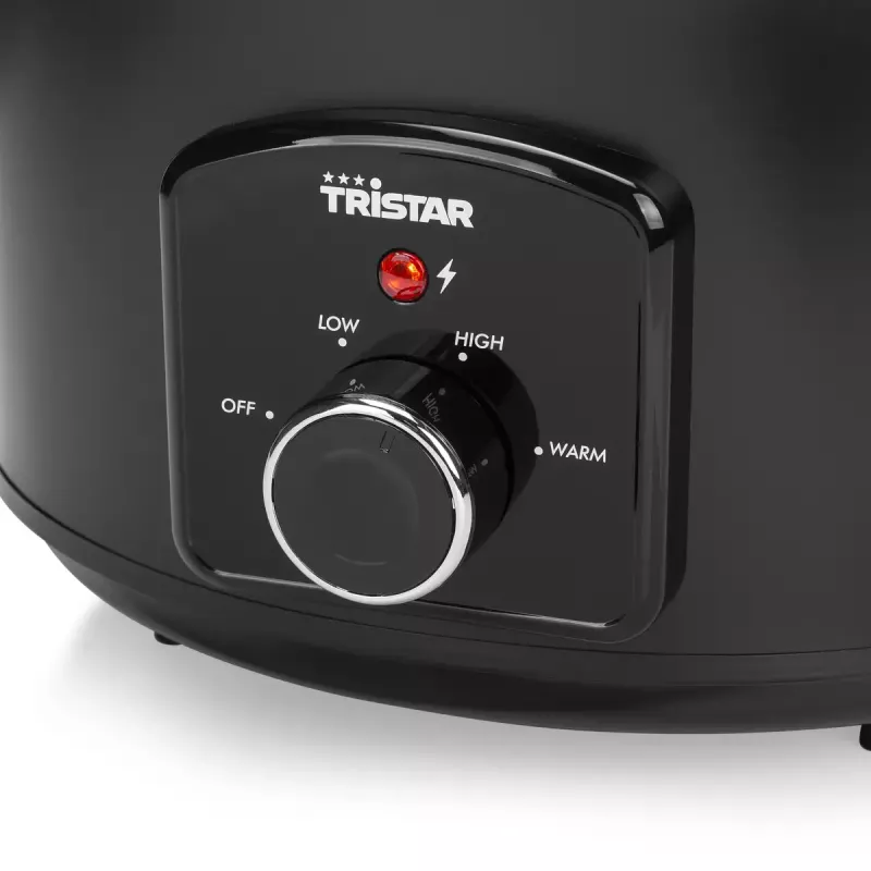 Lēnā plīts Tristar VS-3915 3,5 L melna rotējoša pārvaldība 180 W
