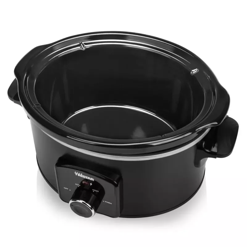 Lēnā plīts Tristar VS-3915 3,5 L melna rotējoša pārvaldība 180 W