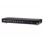 ATEN 4 Port True 4K HDMI Switch ar divām izejām, HDMI, Metāls, Melns, 60 Hz, 3 m, 3840 x 2160, 4096 x 2160